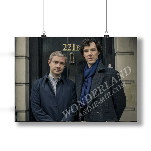 Плакат Шерлок - Шерлок и Ватсон 2 / Sherlock - Sherlock and Watson